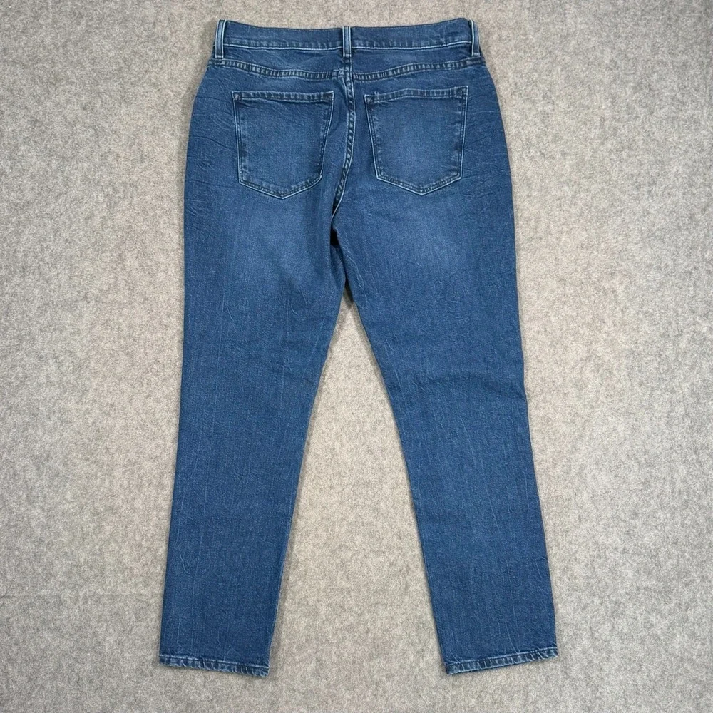 Mott & Bow Medium Wash Blue Stretch Denim Boyfriend Jeans Women's Size 31x29*